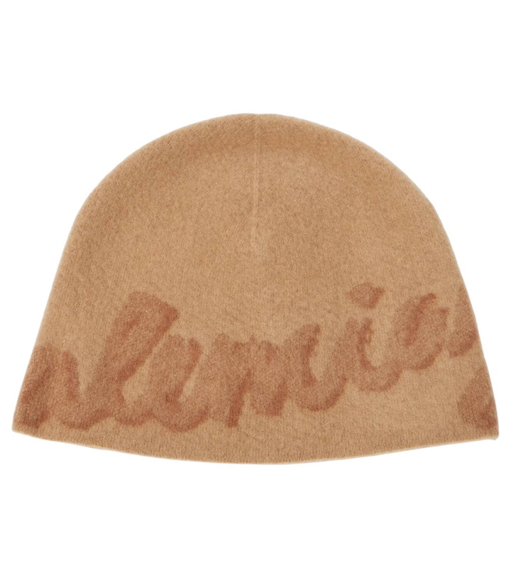 Photo: Balenciaga Logo wool and cashmere beanie