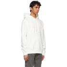 Diesel White D4D-21 Hoodie