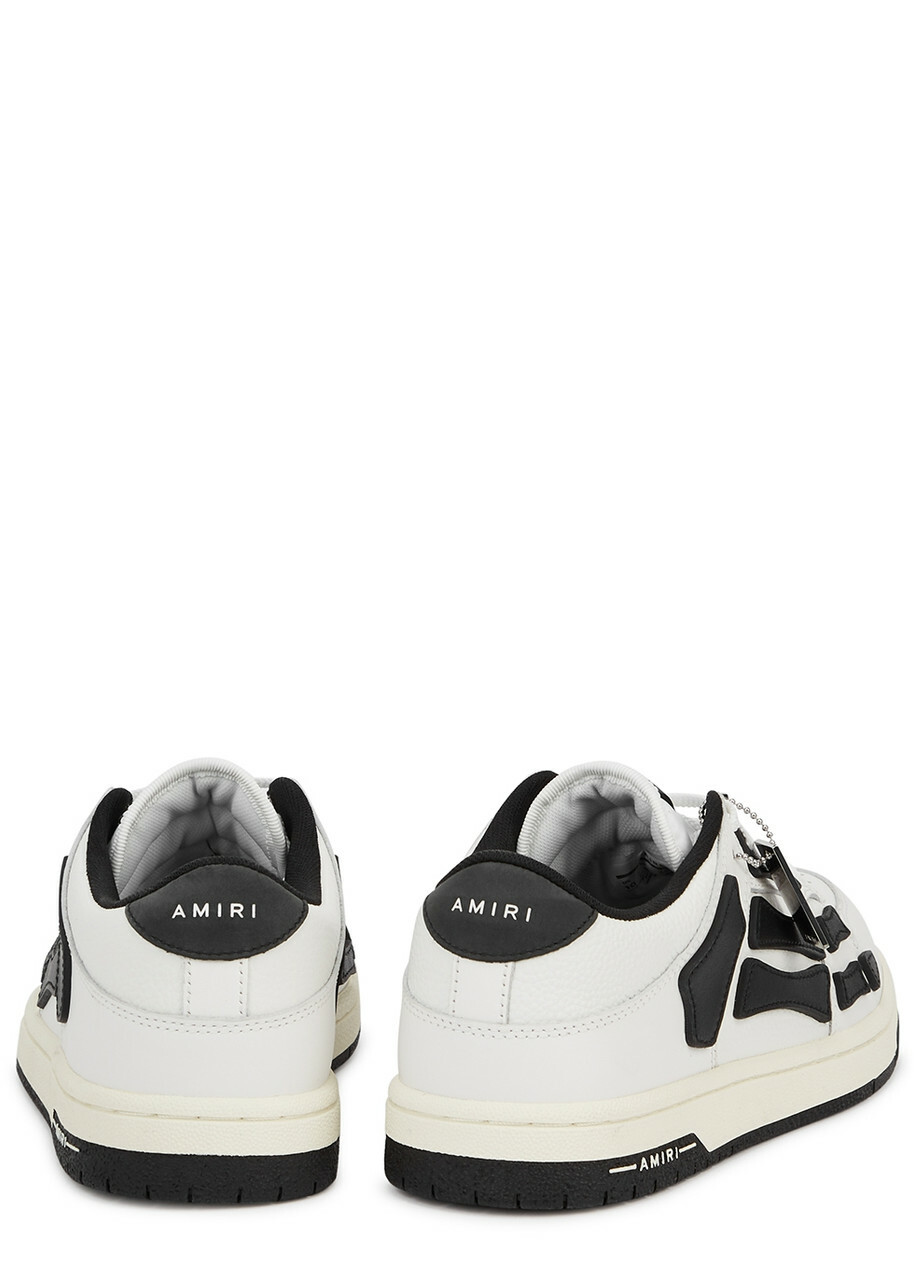 AMIRI Monochrome Leather Sneakers Men main image 4