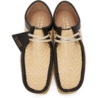 Clarks Originals Beige Raffia Wallabee Lace-Ups