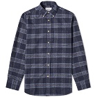 Portuguese Flannel Abstract Button Down Check Shirt