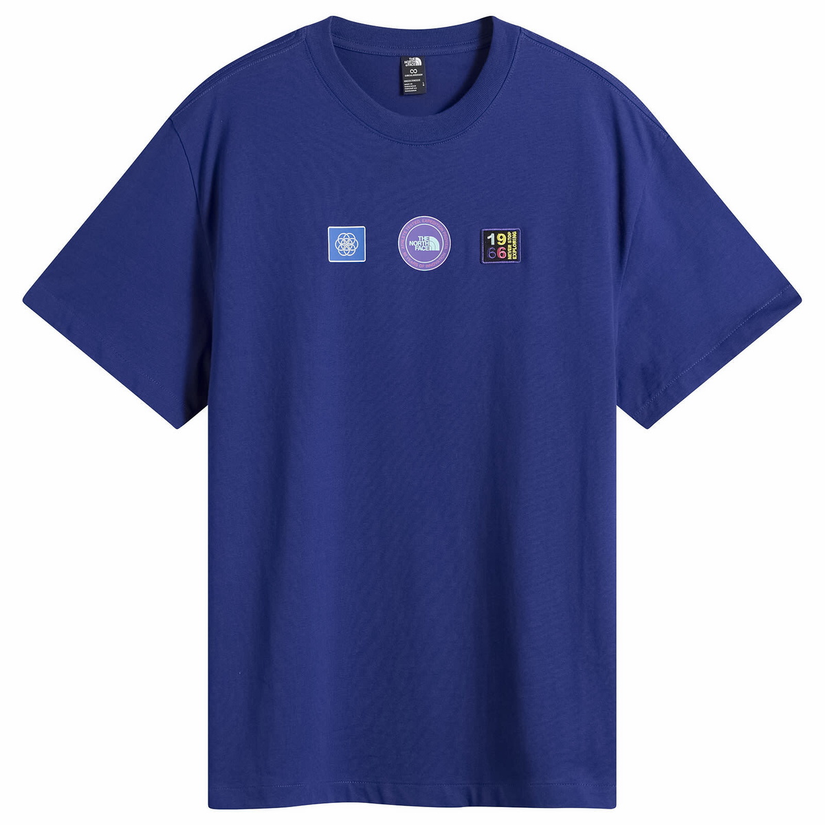 The North Face Men's Explorer Badges Relaxed T-Shirt in Bold Blue