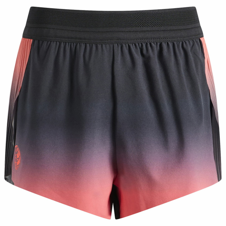 Photo: Nike Women's Arswft 3in Shorts in Black/Bright Crimson/Metallic Silver