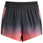 Nike Women's Arswft 3in Shorts in Black/Bright Crimson/Metallic Silver