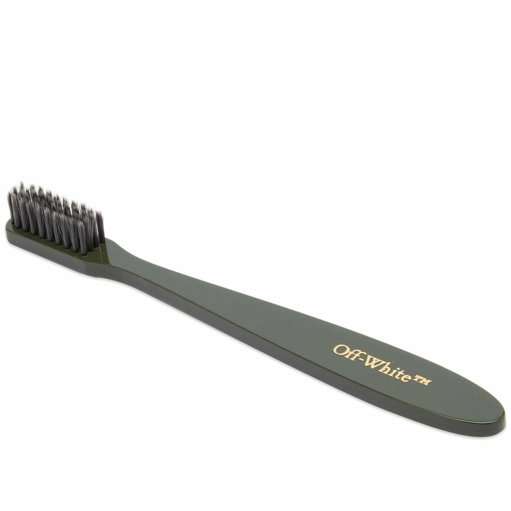 Photo: Off-White Bookish Toothbrush in Army Green