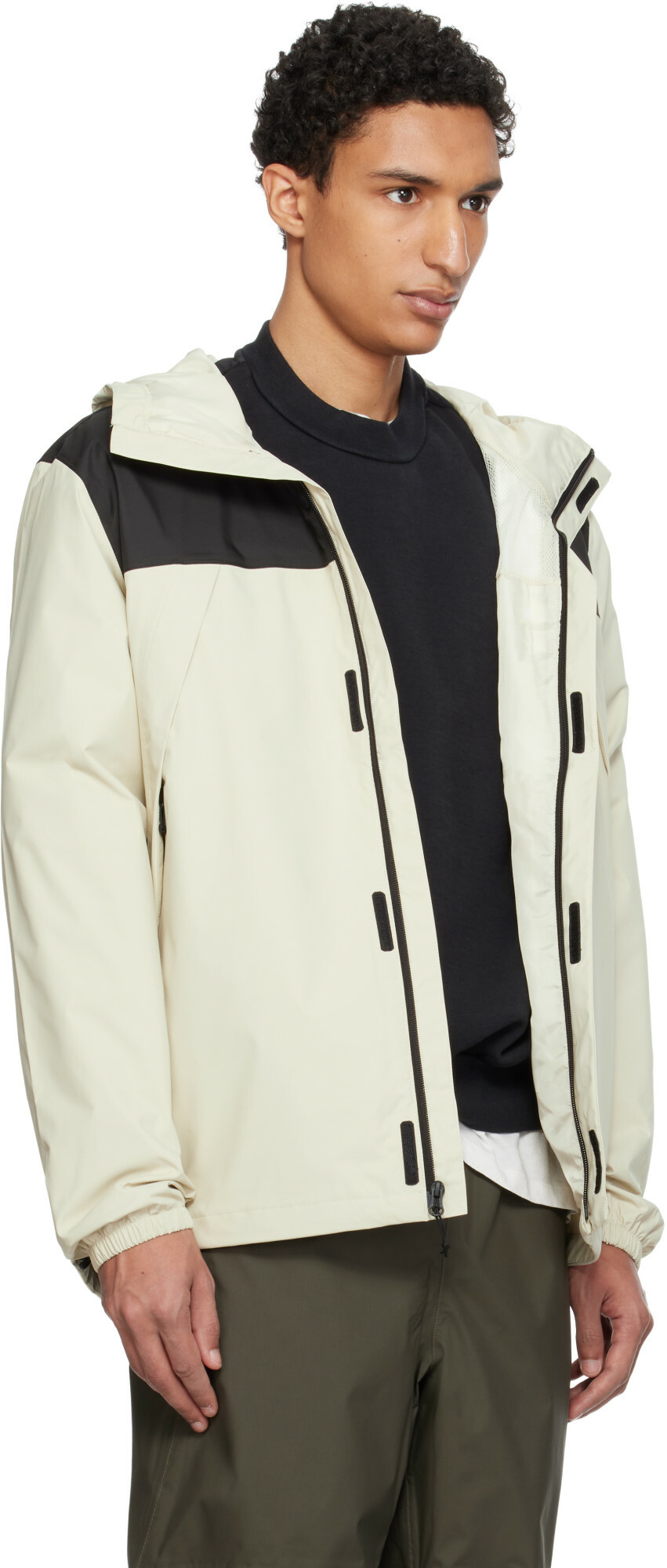 The North Face Beige Antora Rain Jacket