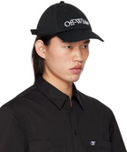 Off-White Black Drill Logo Bookish Cap