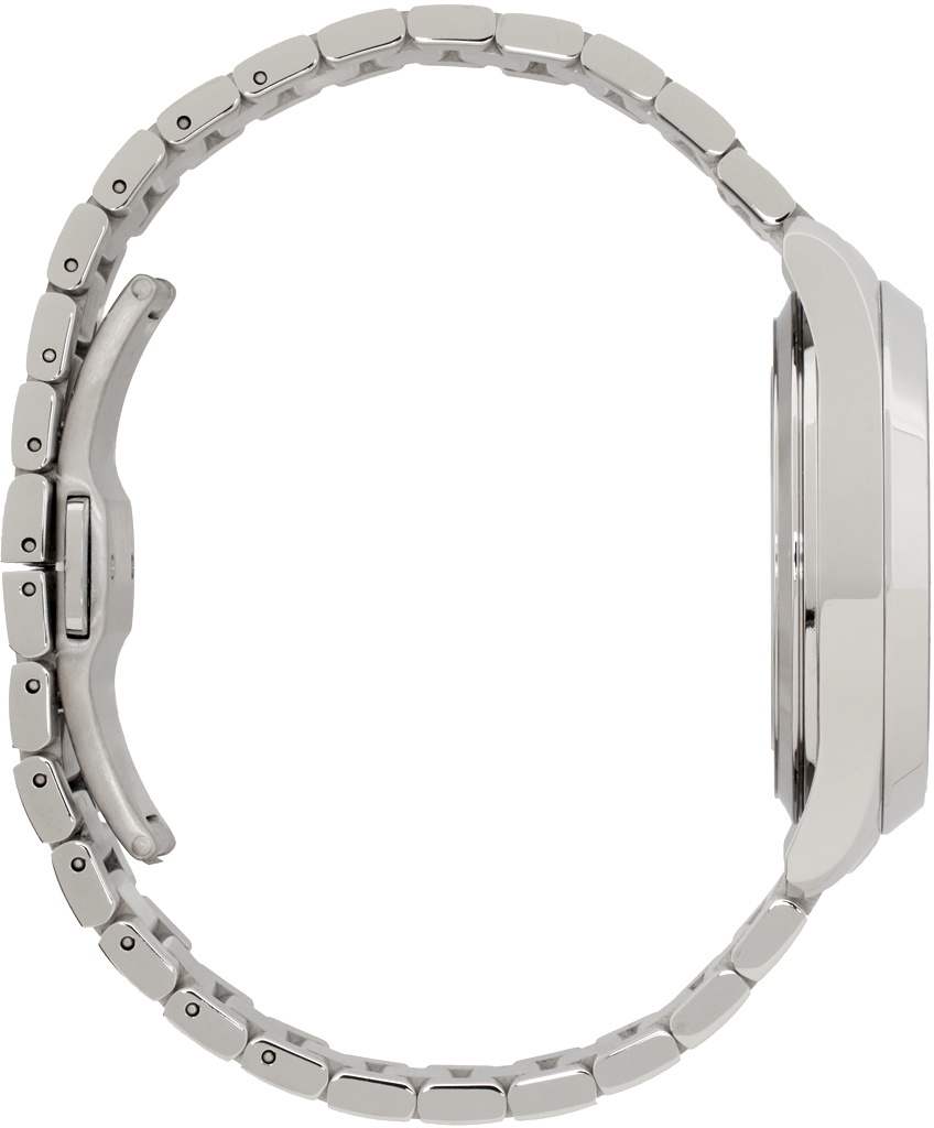 Gucci Silver & Gold Bee G-Timeless Watch