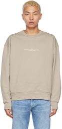 Frame Beige Empathetic Aesthetic Sweater