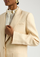 Zimmermann Illuminate Linen Blazer Yellow
