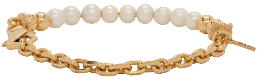 Emanuele Bicocchi Pearl and Spacers Bracelet Pearls