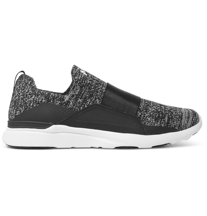 Photo: APL Athletic Propulsion Labs - TechLoom Bliss Slip-On Running Sneakers - Black