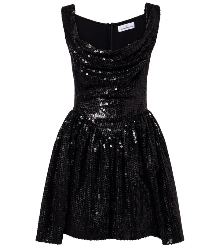 Photo: Vivienne Westwood Mini Sunday sequined draped corset dress
