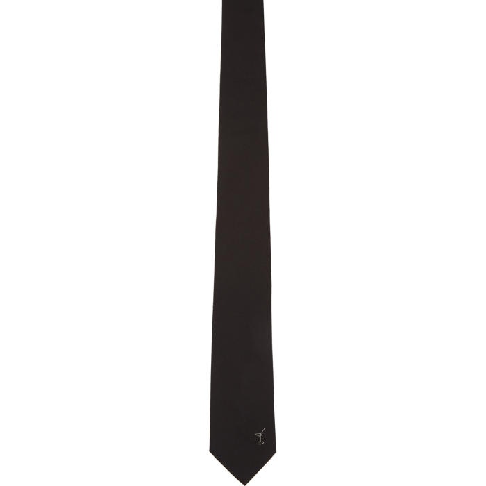 Photo: Paul Smith Black Silk Martini Glass Tie