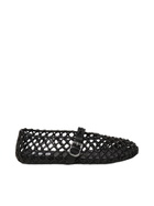 Alaia Flat Ballerinas In Interwoven Lamb Leather