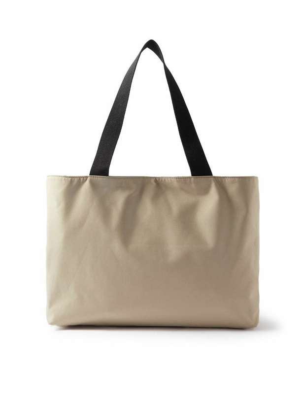 Photo: The Row - Clovis Leather-Trimmed Canvas Weekend Bag