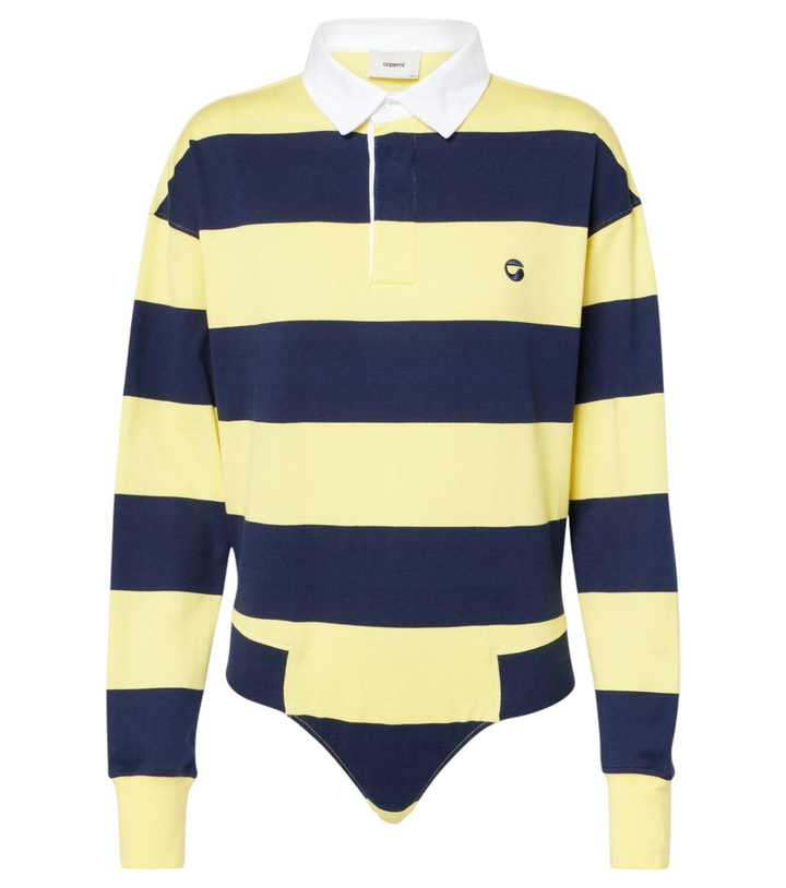 Photo: Coperni Striped cotton bodysuit