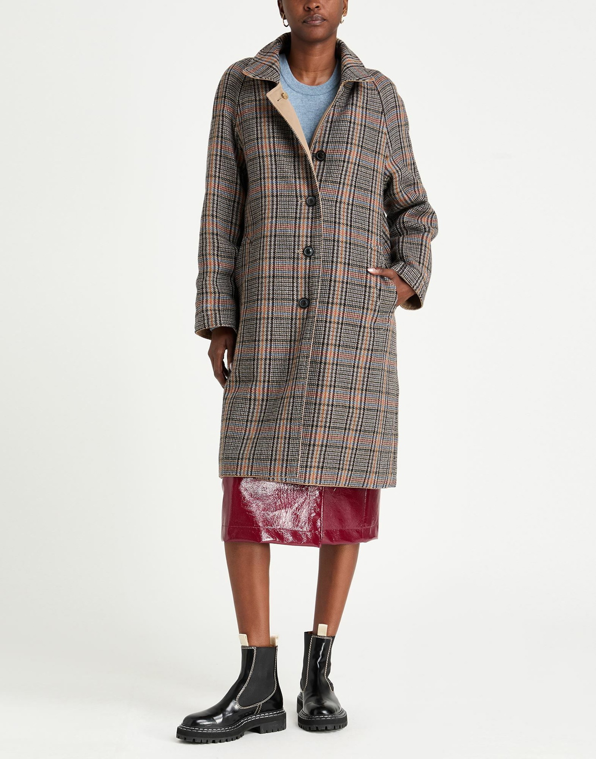 Maison Margiela Womens Overcoat & Trench Coat Sand