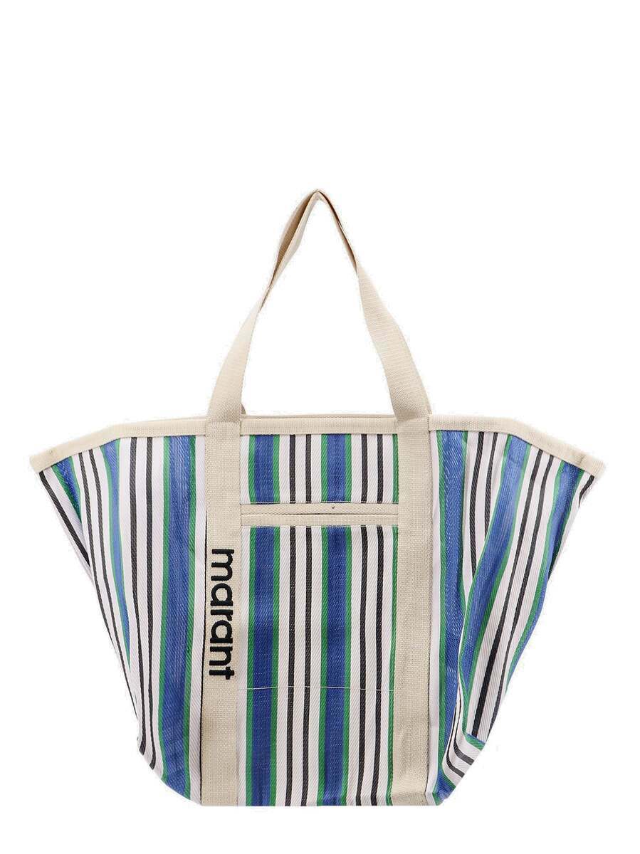 ★Isabel Marant★ Warden Striped Nylon Tote Bag Blue Multico Isabel Marant Warden Tote | Shopbop