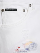 DOLCE & GABBANA - Carretto Distressed Denim Jeans