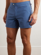 TOM FORD - Slim-Fit Short-Length Swim Shorts - Blue