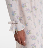 Alessandra Rich Floral open-back silk midi dress