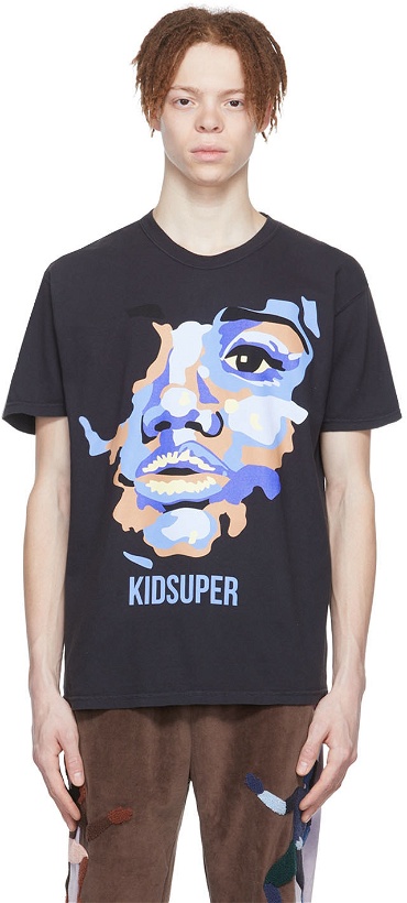 Photo: KidSuper Black Graphic T-Shirt