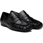 Alohas Black Aven Leather Loafers