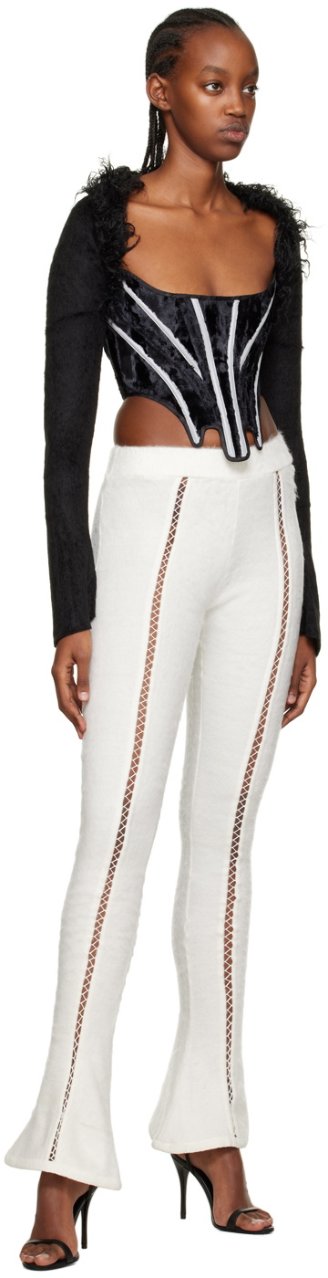 DIDU White Flarry Trousers