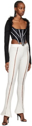 DIDU White Flarry Trousers