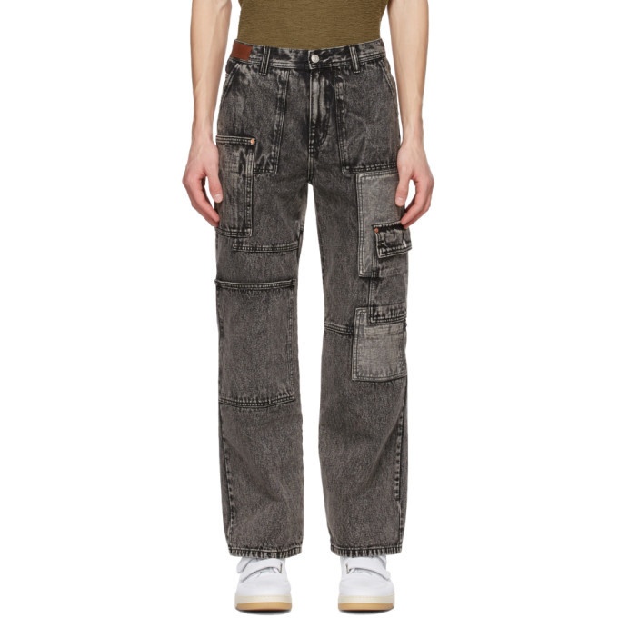 Photo: Andersson Bell Black Wide Patchwork Jeans
