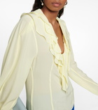 Victoria Beckham - Silk crêpe de chine blouse