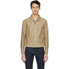 Tom Ford Beige Brushed Cotton Jacket