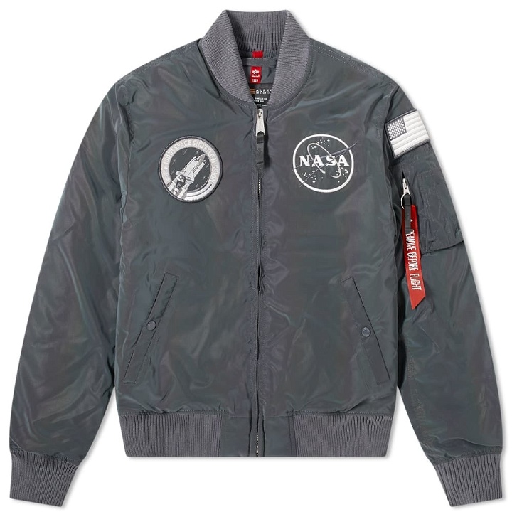 Photo: Alpha Industries MA-1 NASA Reflective Jacket