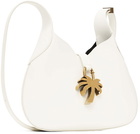 Palm Angels White Calfskin Shoulder Bag