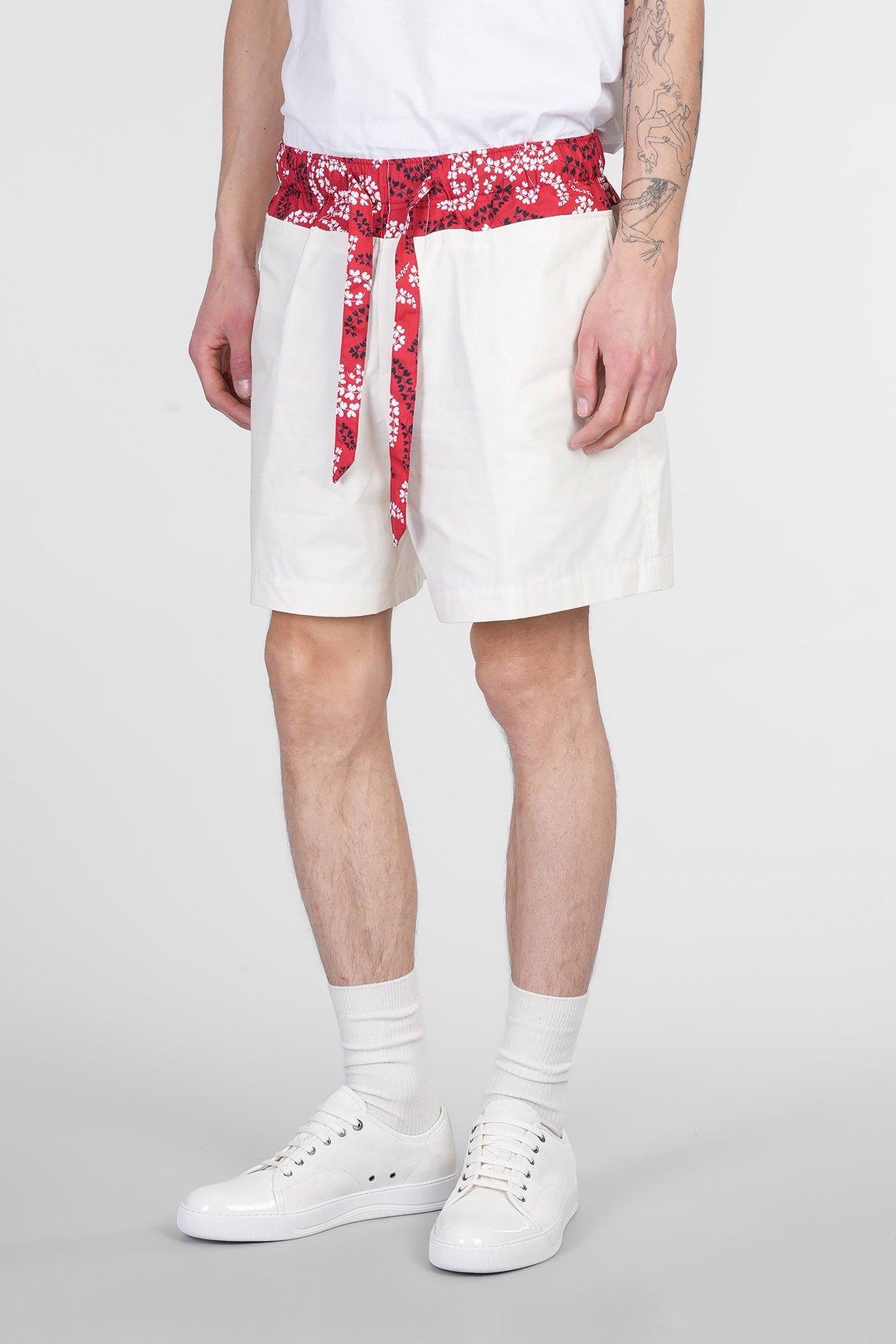 Lanvin Shorts In Beige Cotton