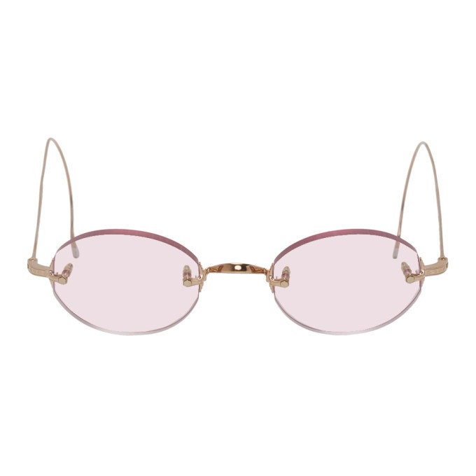 Photo: Mr. Leight Rose Gold and Pink Makena S Sunglasses