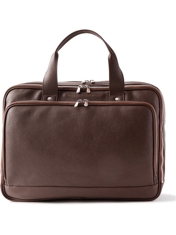 Photo: Brunello Cucinelli - Leather Briefcase