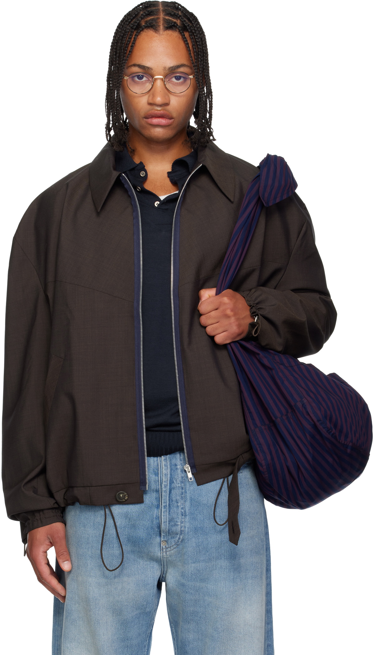 Sonia Carrasco Brown Tracksuit Jacket
