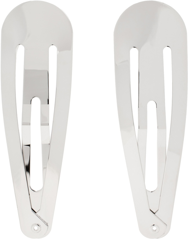 Photo: D'heygere Silver Hair Clip Earrings