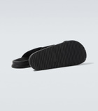 Dolce&Gabbana Logo suede sandals