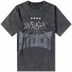 Givenchy Men's Multi Logo Harness T-Shirt in Grey