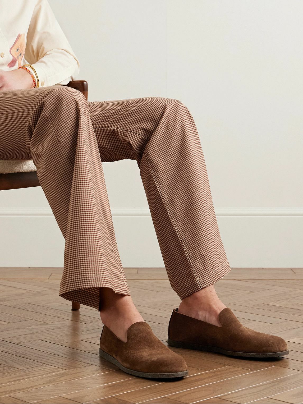 Yuketen - Suede Loafers - Brown