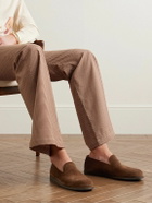 Yuketen - Suede Loafers - Brown