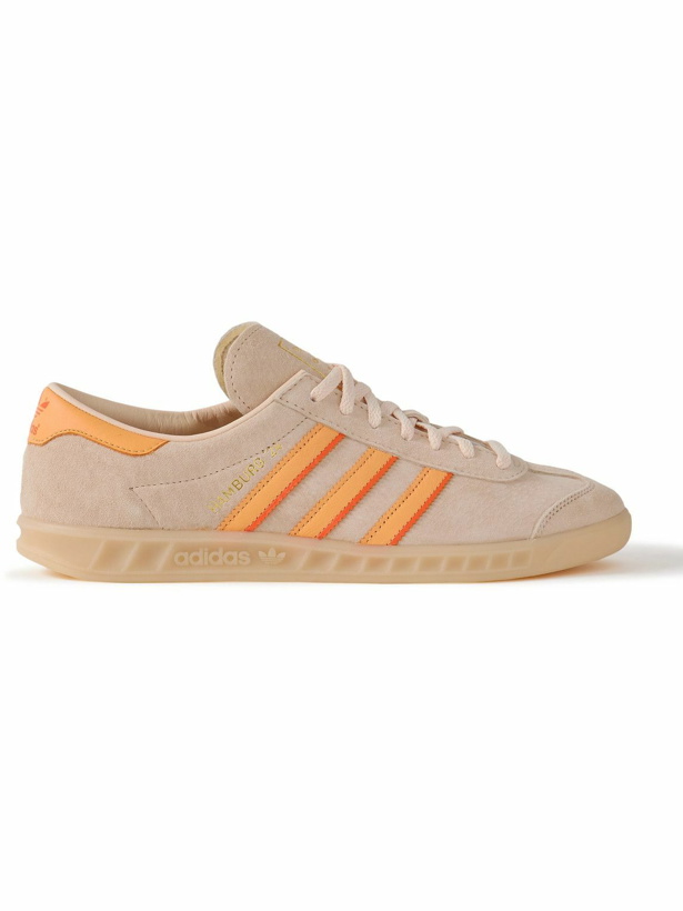 Photo: adidas Originals - Hamburg 24 Leather-Trimmed Suede Sneakers - Neutrals