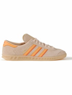 adidas Originals - Hamburg 24 Leather-Trimmed Suede Sneakers - Neutrals