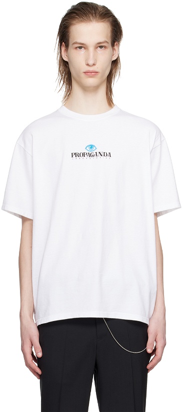 Photo: UNDERCOVER White Printed T-Shirt