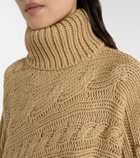 Goldbergh Asymmetric turtleneck wool-blend sweater