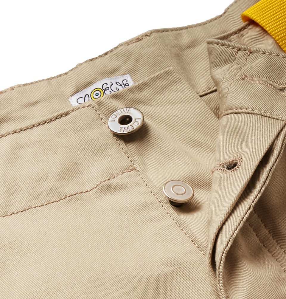 パンツ Loewe Eye COTTON TWILL CARGO SHORTS Loewe - Eye/LOEWE/Nature Cotton-Twill Cargo Shorts - Beige Loewe
