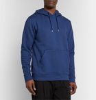 Norse Projects - Vagn Slim-Fit Mélange Loopback Cotton-Jersey Hoodie - Blue